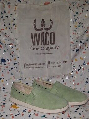 Spenco Women's Sage Green Slip-On Shoe   Size 9.5
